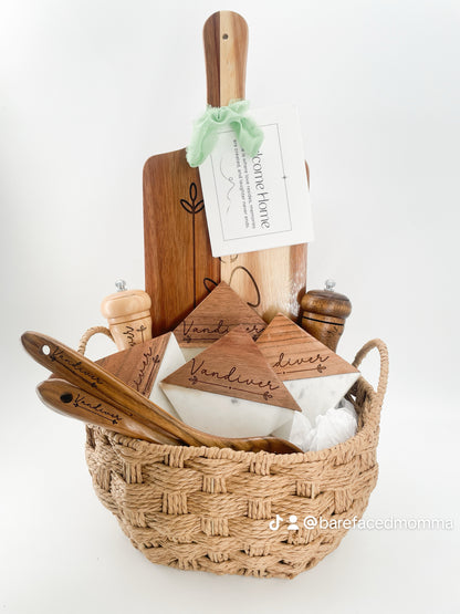 Personalized Gourmet Gift Basket