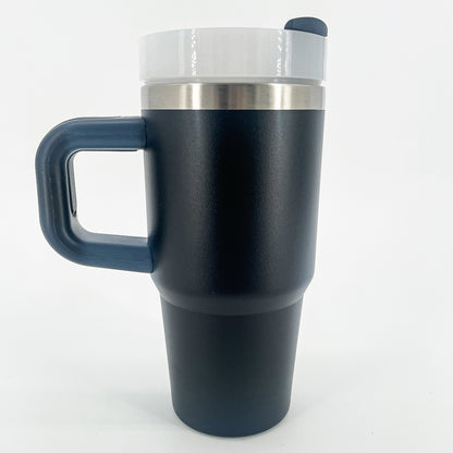 14 oz Black Insulated Tumbler with Handle