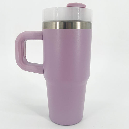 14 oz Light Purple Insulated Tumbler with Handle