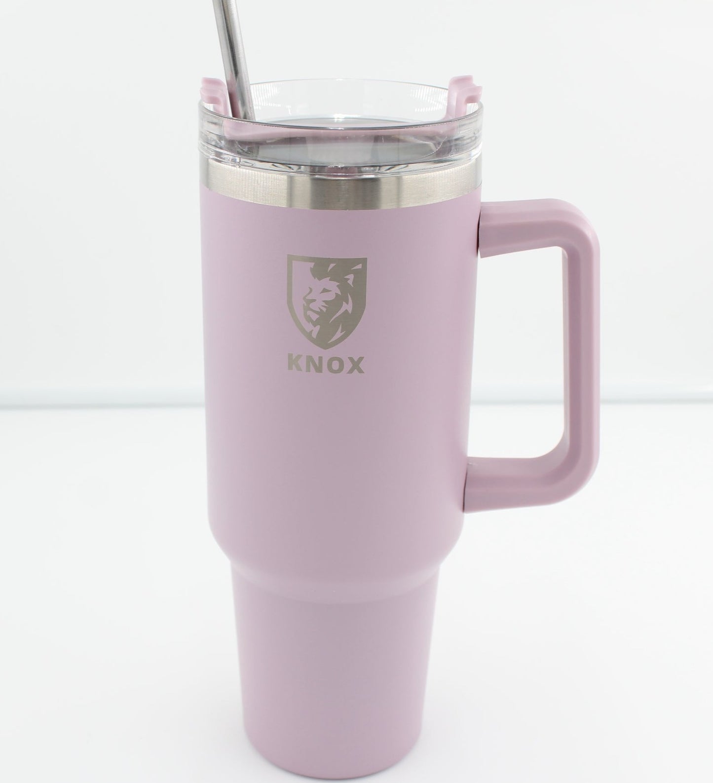 40oz Insulated Tumbler with Handle, Leak-Proof - Lavender