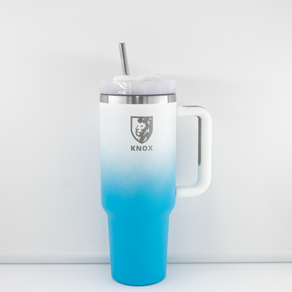 40oz Insulated Tumbler with Handle, Leak-Proof - Ombre