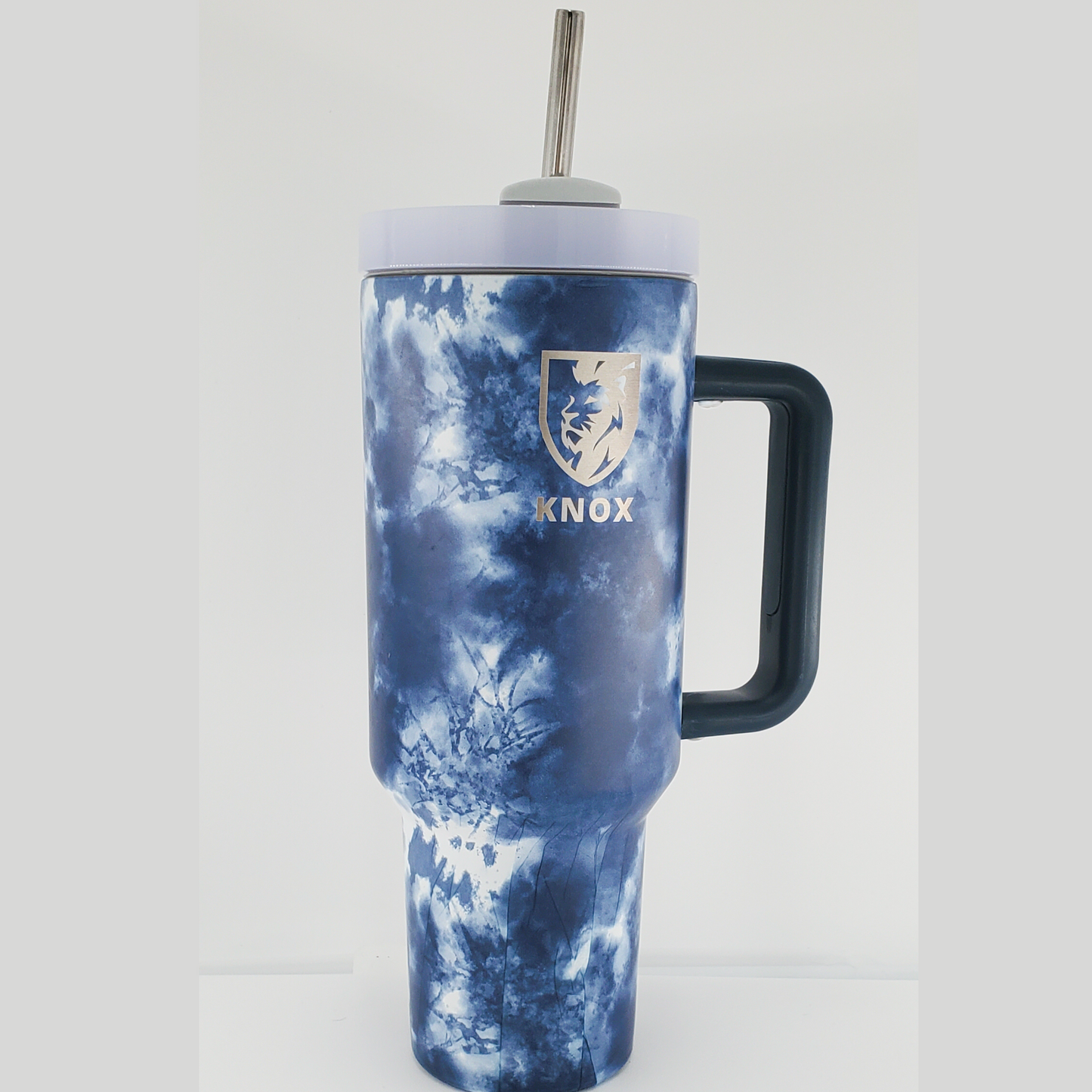 40oz Insulated Tumbler with Handle, Leak-Proof - Tye-Dye